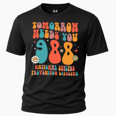 Retro Tomorrow Needs You 988 Suicide Prevention Awareness Performance Shirt