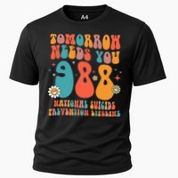 Retro Tomorrow Needs You 988 Suicide Prevention Awareness Cooling Performance Crew T-Shirt