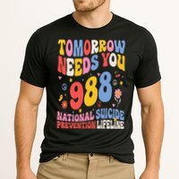 Retro Tomorrow Needs You 988 Suicide Prevention Awareness Cooling Performance Crew T-Shirt
