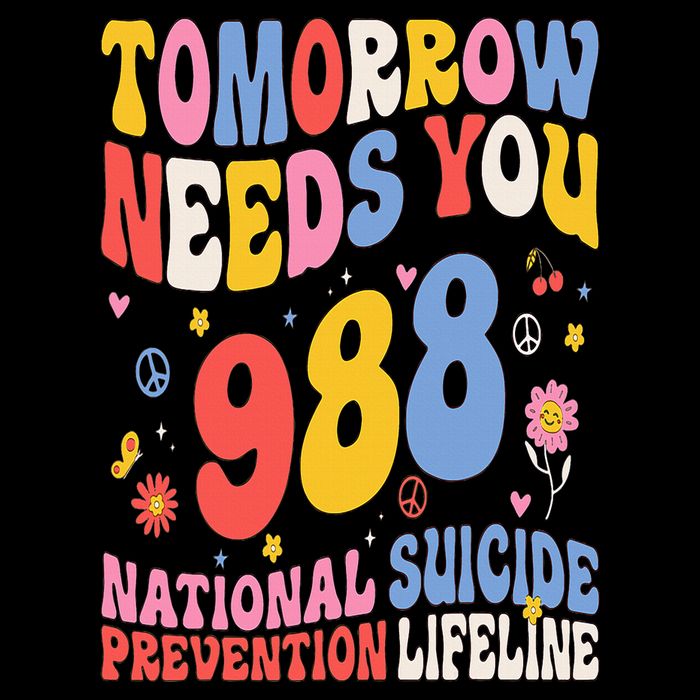 Retro Tomorrow Needs You 988 Suicide Prevention Awareness Cooling Performance Crew T-Shirt