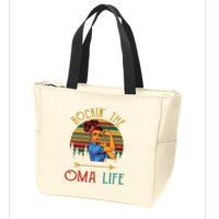 Rockin The Oma Life Grandparents Day For Oma Zip Tote Bag