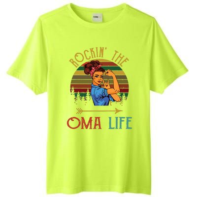 Rockin The Oma Life Grandparents Day For Oma Tall Fusion ChromaSoft Performance T-Shirt