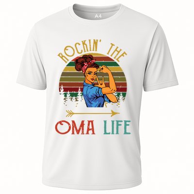 Rockin The Oma Life Grandparents Day For Oma Performance Shirt