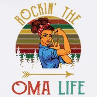 Rockin The Oma Life Grandparents Day For Oma Mug