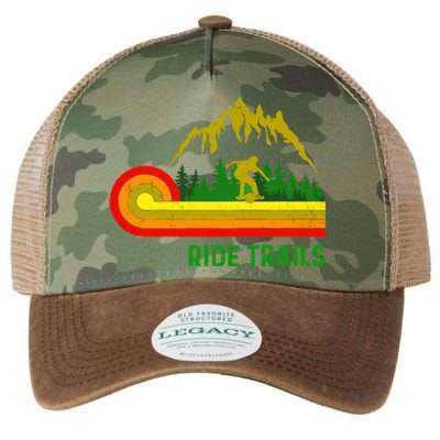 Ride Trails Onewheel Retro Vintage One Wheel float life Premium Legacy Tie Dye Trucker Hat