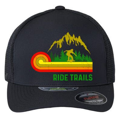 Ride Trails Onewheel Retro Vintage One Wheel float life Premium Flexfit Unipanel Trucker Cap