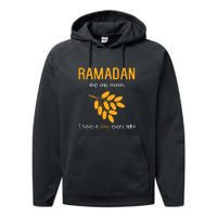 Ramadan The Only Month I Have A Date Every Night Gift Ramadan Mubarak Performance Fleece Hoodie