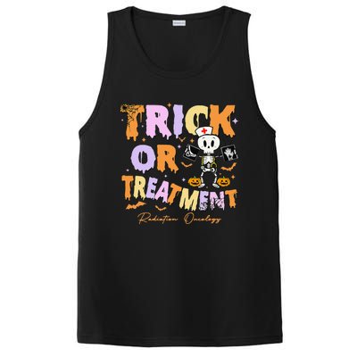 Retro Trick Or Treatment Radiation Oncology Xray Halloween PosiCharge Competitor Tank