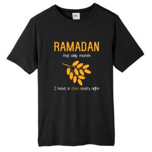 Ramadan The Only Month I Have A Date Every Night Gift For Ramadan Mubarak Tall Fusion ChromaSoft Performance T-Shirt