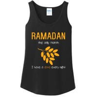 Ramadan The Only Month I Have A Date Every Night Gift For Ramadan Mubarak Ladies Essential Tank