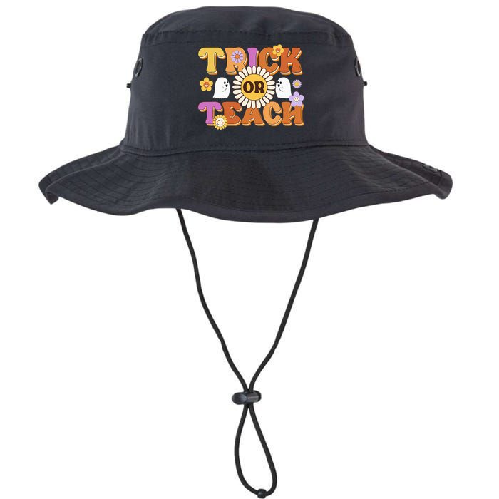 Retro Trick Or Teach Ghost Teacher Halloween Wo Legacy Cool Fit Booney Bucket Hat