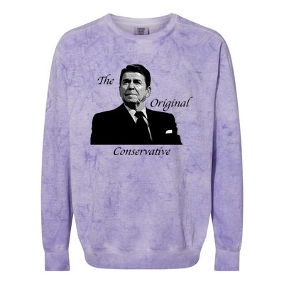 Reagan: The Original Conservative Colorblast Crewneck Sweatshirt