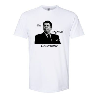 Reagan: The Original Conservative Softstyle CVC T-Shirt