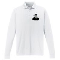 Reagan: The Original Conservative Performance Long Sleeve Polo