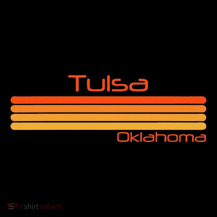 Retro Tulsa Oklahoma High Crown Mesh Back Trucker Hat
