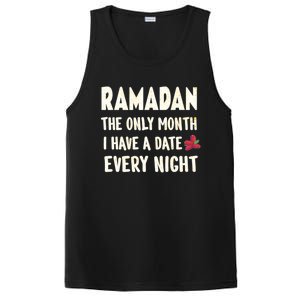 Ramadan The Only Month I Have A Date Every Night Funny Quote Cute Gift PosiCharge Competitor Tank