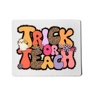 Retro Trick Or Teach Teacher Halloween Mousepad