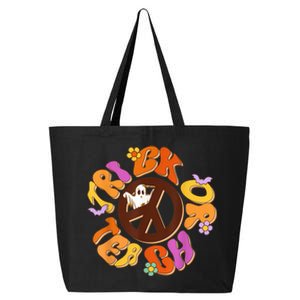 Retro Trick Or Teach Ghost Teacher Halloween Costume Wo 25L Jumbo Tote