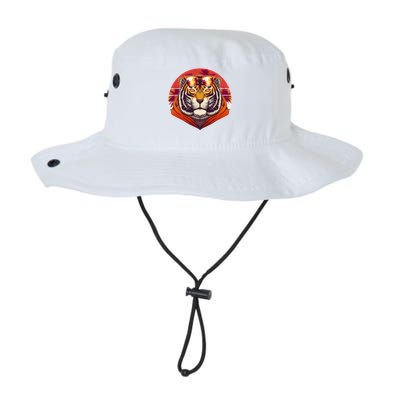 Retro Tropical Palm Tree Hipster Tiger Bucket Hat