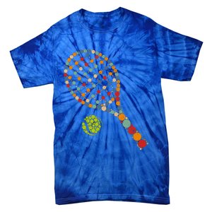 Retro Tennis Player & Ball With Polka Dots Happy Dot Day Tie-Dye T-Shirt