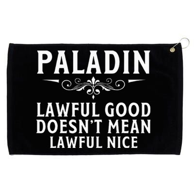 Roleplaying Tabletop Paladin Grommeted Golf Towel