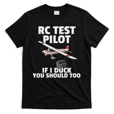 Rc Test Pilot Gift For Rc Plane Model Airplane Lover T-Shirt
