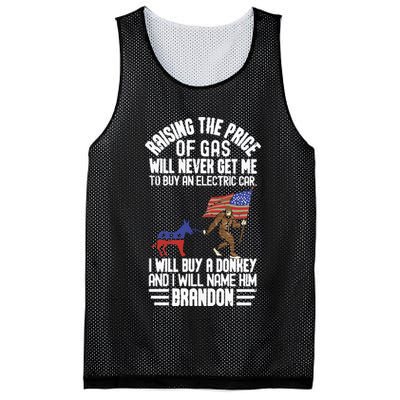 Raising The Price Of Gas Will Never Get Me To Buy An Electric Car Mesh Reversible Basketball Jersey Tank