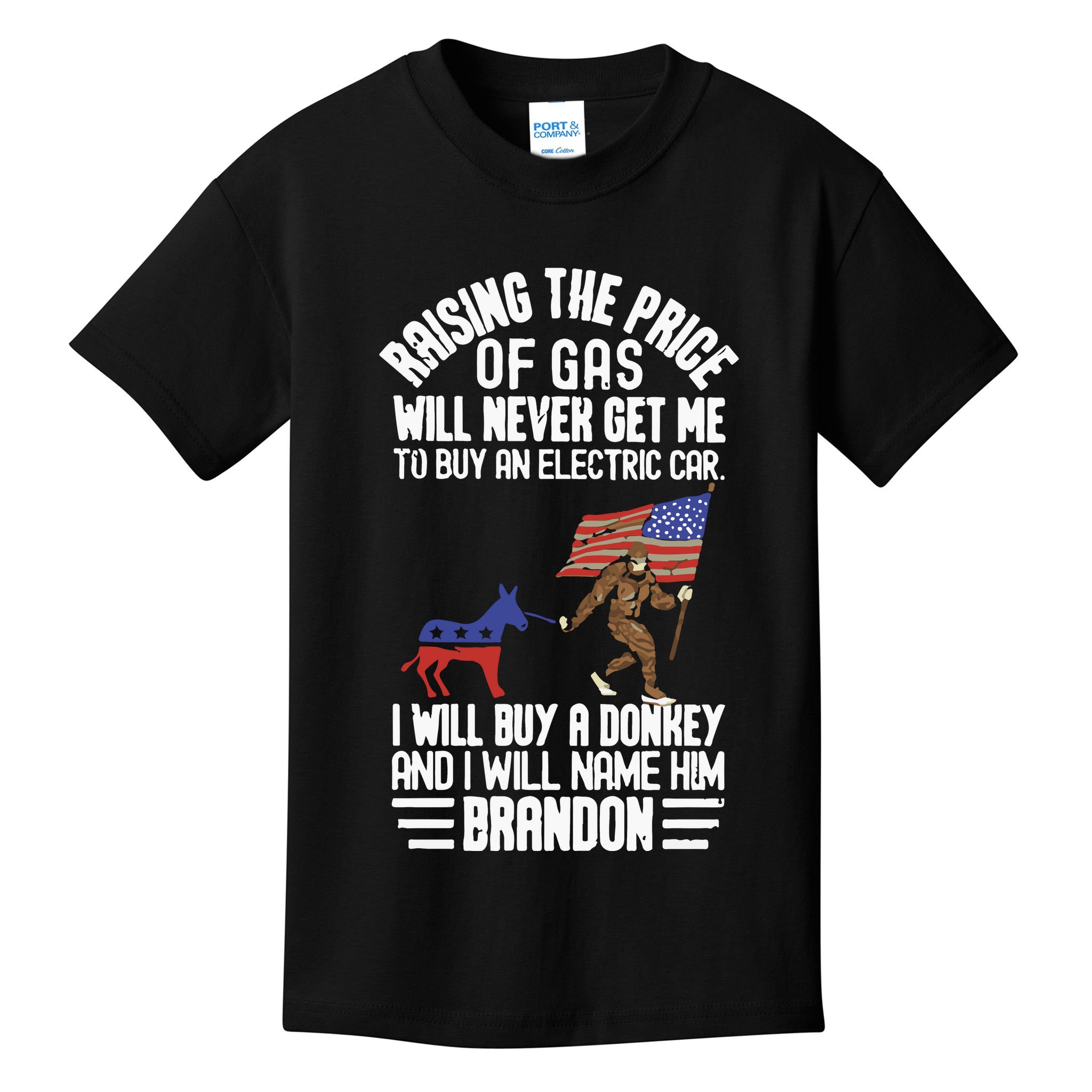 Raising The Price Of Gas Will Never Get Me To Buy An Electric Car Kids T-Shirt