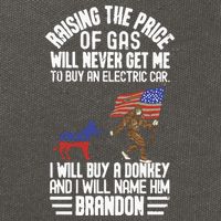Raising The Price Of Gas Will Never Get Me To Buy An Electric Car Cotton Canvas Backpack