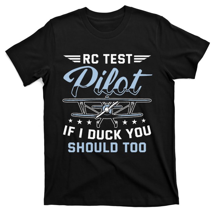 RC Test Pilot Model Airplane Pilot model flight Rc Airplane T-Shirt