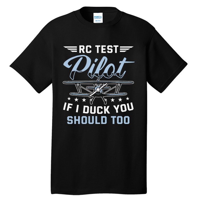 RC Test Pilot Model Airplane Pilot model flight Rc Airplane Tall T-Shirt