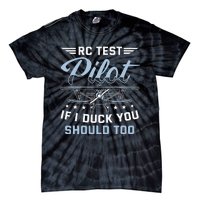 RC Test Pilot Model Airplane Pilot model flight Rc Airplane Tie-Dye T-Shirt