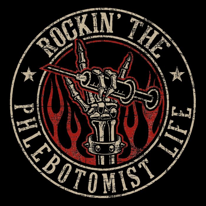 Rockin The Phlebotomist Life Phlebotomy Technician Cooling Performance Crew T-Shirt