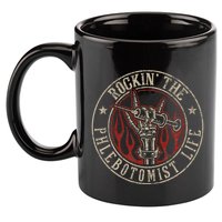 Rockin The Phlebotomist Life Phlebotomy Technician 11oz C Handle Ceramic Mug
