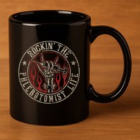 Rockin The Phlebotomist Life Phlebotomy Technician 11oz C Handle Ceramic Mug