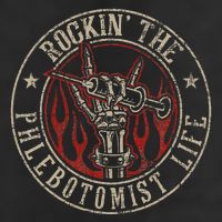 Rockin The Phlebotomist Life Phlebotomy Technician 11oz C Handle Ceramic Mug