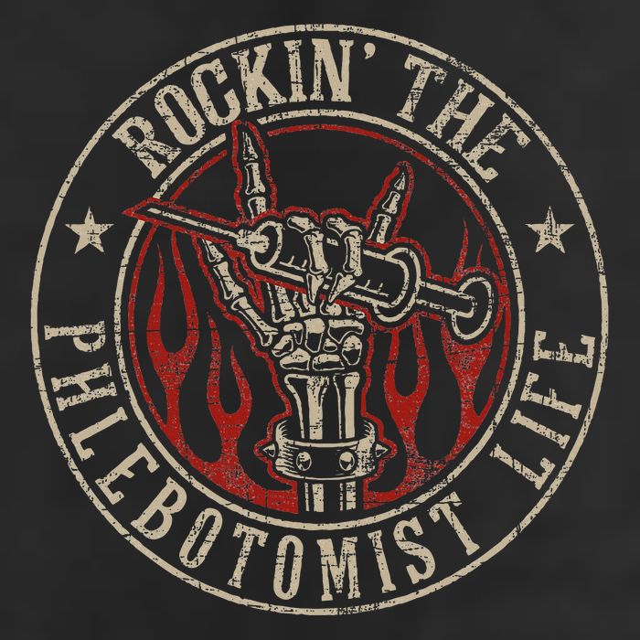 Rockin The Phlebotomist Life Phlebotomy Technician 11oz C Handle Ceramic Mug
