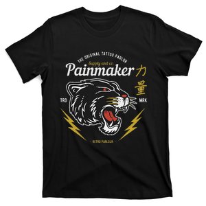 Retro Tattoo Parlor Oldschool Panther Head T-Shirt