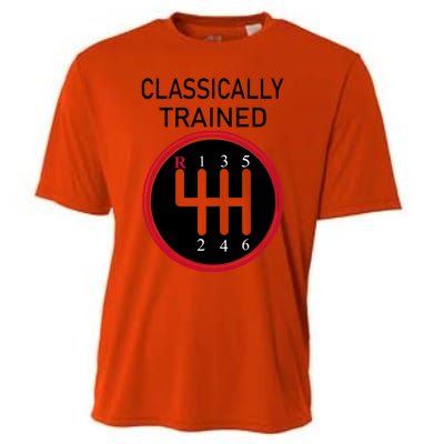 Racing Three Pedals Classically Trained Ual Transmission Gift Cooling Performance Crew T-Shirt