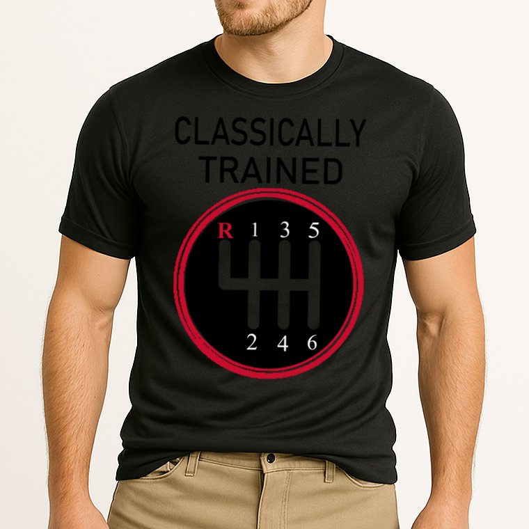 Racing Three Pedals Classically Trained Ual Transmission Gift Performance Shirt