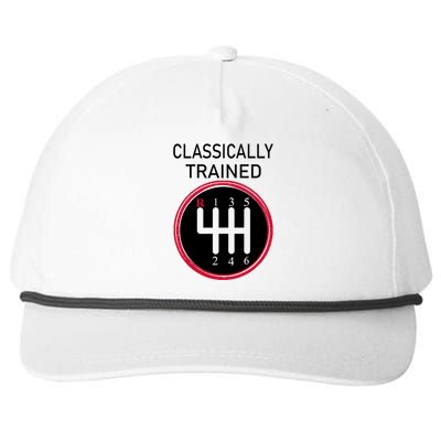 Racing Three Pedals Classically Trained Ual Transmission Gift Snapback Five-Panel Rope Hat