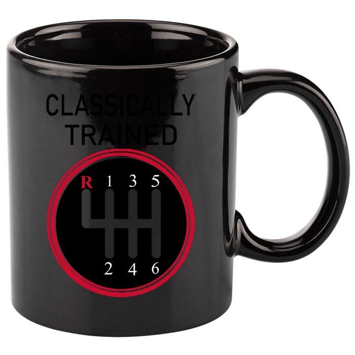 Racing Three Pedals Classically Trained Ual Transmission Gift 11oz C Handle Ceramic Mug