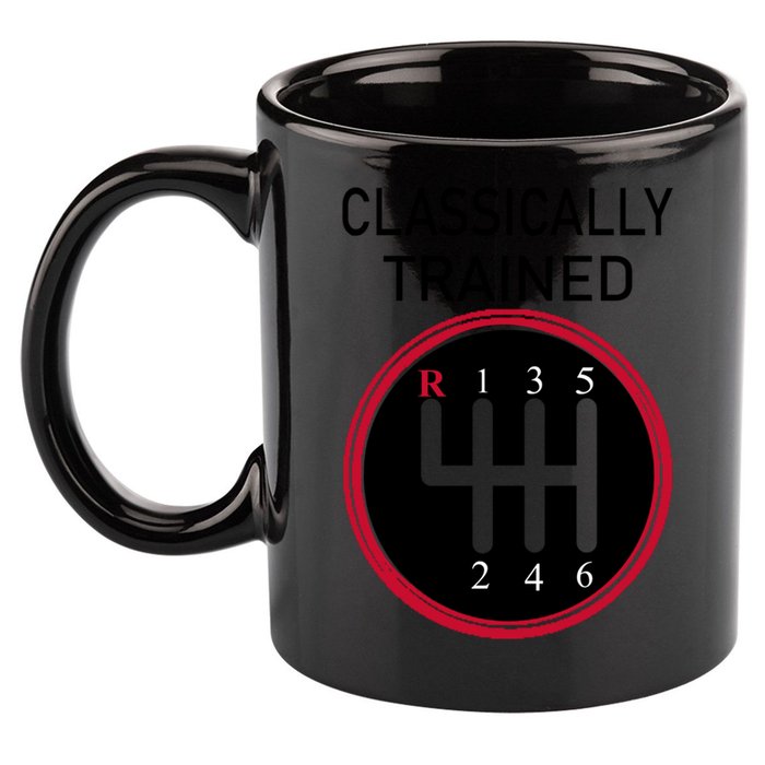 Racing Three Pedals Classically Trained Ual Transmission Gift 11oz C Handle Ceramic Mug