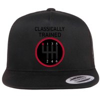 Racing Three Pedals Classically Trained Ual Transmission Gift Flatbill Hat