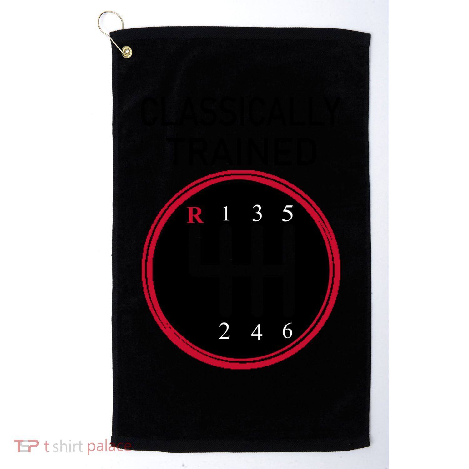 Racing Three Pedals Classically Trained Ual Transmission Gift Golf Towel