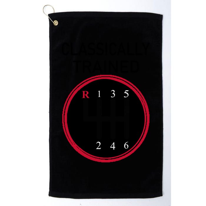 Racing Three Pedals Classically Trained Ual Transmission Gift Golf Towel