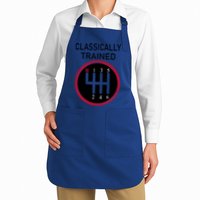 Racing Three Pedals Classically Trained Ual Transmission Gift Apron