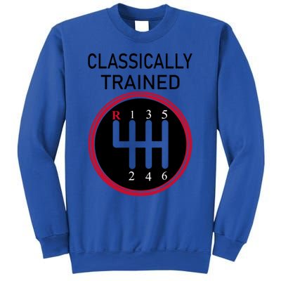 Racing Three Pedals Classically Trained Ual Transmission Gift Sweatshirt