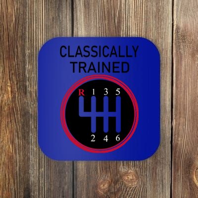 Racing Three Pedals Classically Trained Ual Transmission Gift Coaster