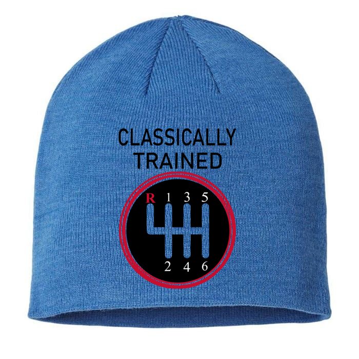 Racing Three Pedals Classically Trained Ual Transmission Gift Sustainable Beanie